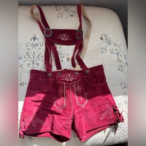 Leather lederhosen! Size Euro 42 women’s.